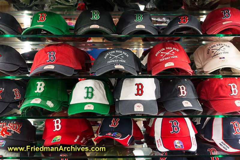 tourist,baseball cap,store,red sox,logo,shelf,